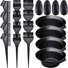 5pcs hair dye styling tools 1 color mixing bowl with 3 brushes 1 earshield. Siquk 24 Pieces Hair Tint Dying Coloring Tool Hair Dye Color Brush Hair Dye Comb Mixing Bowl And Ears Caps