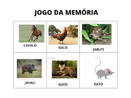 Jogo do bicho palpite marcuzinho 28 03 2021. Plano De Aula 1Âº Ano Lingua Portuguesa Animais Que Rimam Jogo Da Memoria
