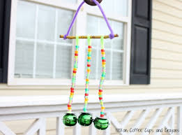 Colorful Wind Chime Craft | Coffee Cups and Crayons