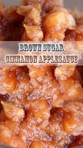 Instant pot applesauce makes the homemade version ridiculously easy. Brown Sugar Cinnamon Applesauce