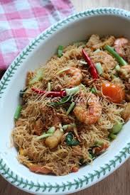 Resipi mee goreng basah dimasak bersama udang dan bahan bahan lain. Resepi Aneka Meehoon Pawtaste Com