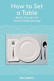 You'll be a dinner party pro in no time! How To Set A Table Basic Casual And Formal Table Settings Formal Table Setting Table Setting Diagram Table Setting Etiquette
