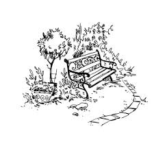 Niños sentados en la posición correcta para colorear. Jardin Dibujo Imagenes Y Fotos 123rf