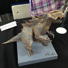Godzilla By Kade Chan Origami Godzilla Origami Origami Art