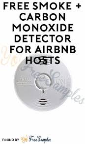 Free Smoke Carbon Monoxide Detector For Airbnb Hosts Yo Free Samples Smoke Carbon Monoxide Detectors Carbon Monoxide Detector Detector