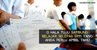 13 Hala Tuju Sambung Belajar Selepas Spm Yang Anda Perlu Ambil Tahu Edu Bestari