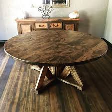 In Addition To Other Farmhouse And Harvest Tables We Are Proud To Make Round Dining Round Dining Room Table 72 Inch Round Dining Table Round Wood Dining Table