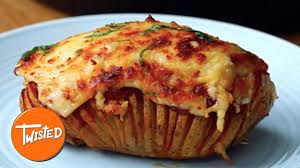 Try this smoked potatoes recipe! How To Make Pizza Hasselback Potatoes Meals Anyone Can Make Delicious Potato Recipes Twisted Youtube