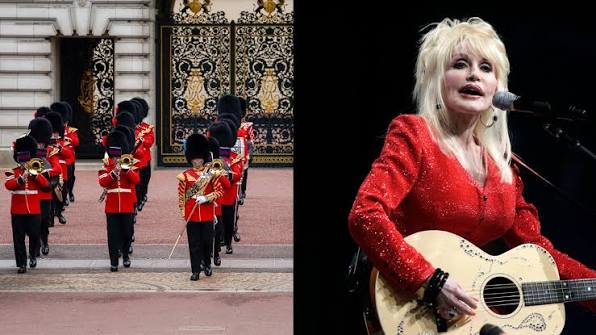 The British royal family paid tribute to country music legend Dolly Parton the morning after her death as the Buckingham Palace royal guard played a rendition of her iconic song, “9 to 5.”