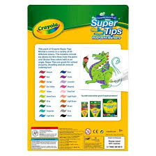 Image Result For Crayola Supertips 20 Ct Color Chart