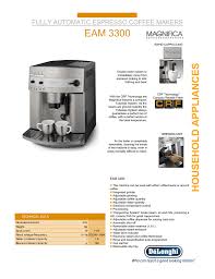 Check spelling or type a new query. Delonghi Eam3300 Datasheet Manualzz