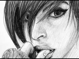 Druck von einem meiner originale bleistift, stift & aquarell mit zusätzlichen digitaler färbung. Entstehung Bleistift Zeichnung Einer Frau Im Pullover Drawtut Youtube