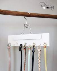Closet Organization Diy Belt Hanger Diy Closet Closet Organization Diy Belt Hanger