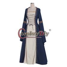 I finished the skirt detail and and made a final try on. Cosplaydiy Adult S Dark Blue Fancy Dress Gothic Medieval Victorian Dress Ball Gown Dress Costume Cosplay For Carnival Party Medieval Dress