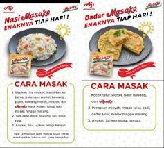 Mama juga bisa menandaibahan apa saja yang dibutuhkan dari tiap resep yang ingin dimasak, lalu. Ajinomoto