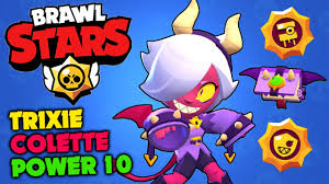 A detailed guide on brawl's star latest addition colette. Brawl Stars Power 10 Trixie Colette Gameplay Walkthrough Ios Android Youtube