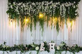 Tips For Looking Your Best On Your Wedding Day Luxebc Bridal Party Table Backdrop Bridal Table Backdrop Wedding Party Table Backdrop
