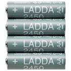 LADDA Rechargeable battery, HR06 AA 1.2V2450mAh Ikea