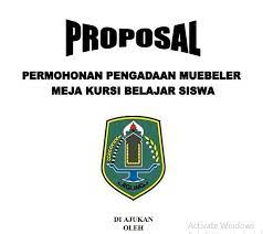 Contoh Proposal Permohonan Pengadaan Muebeler Meja Kursi Belajar Siswa Urul Blog