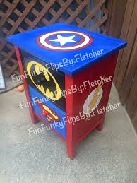 Square Tray Table Chairs Superhero Room Batman Room Kids Room