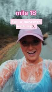 Running A Marathon in Rain