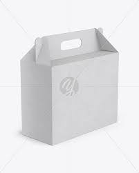 Download Kraft Box Mockup Half Side View High Angle Shot In Box Mockups On Yellow Images Object Mockups PSD Mockup Templates