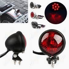 Universal Retro Motorcycle Adjustable Led Rear Brake Tail Light Vintage Cafe Racer Taillight Stop Lamp For Harley Scrambler Aliexpress