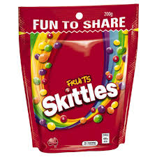 Free shipping on orders over $25 shipped by amazon. Skittles Fruits Lollies Large Bag 200g The Warehouse