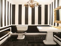 Powder room ideas black and white. Black White Gold Powder Room Ideas Interior Designs Decoratorist 92697