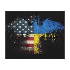 The veteran and activist, 28, who served in iraq in 2010 and south korea in 2012, sports a sleeve of bleak, black images that combine protest. American Ukrainian Flags Canvas Print Zazzle Com Ukrainian Flag Flag Art Stretched Canvas Prints