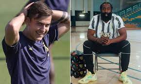 But despite the reign of messi and cristiano, the basketball legend james harden choose his favorite soccer player and left both the argentinian and the portuguese aside. Nba Star James Harden Wears Juventus Shirt As He Sends Message To Forward Paulo Dybala Daily Mail Online