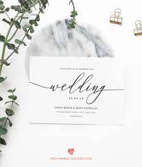 Calligraphy Wedding Invitations Printable Minimalist Wedding I Modern Wedding Invitation Wording Calligraphy Wedding Invitation Printable Wedding Invitations