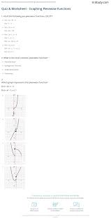 Quiz Worksheet Graphing Piecewise Functions Study Com