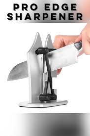 Sharpening is a relatively fast process. Proedge Sharpener Video Video Best Knife Sharpener Knife Sharpening Cool Kitchen Gadgets