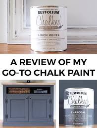 Touch device users, explore by touch or with swipe gestures. A Review Of My New Go To Chalk Paint White Chalk Paint Furniture Rustoleum Chalk Paint White Chalk Paint