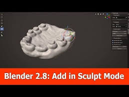 1 Blender 2 8 Free Sculpting Addon Add Objects In Sculpt Mode Youtube In 2020 Blender Character Modeling Blender Tutorial Blender