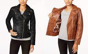 Guess Asymmetrical Leather Moto Jacket Leather Moto Jacket Slp Macy S Leather Moto Jacket Jackets Moto Jacket