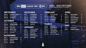The latest table, results, stats and fixtures from the 2020/2021 league one season. Sky Bet League Two 2020 21 Team Preview News Oldham Athletic