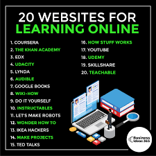 20 Websites For Learning Online | Online learning, Learning websites,  Learning sites