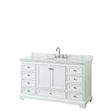 white with white carrara marble
