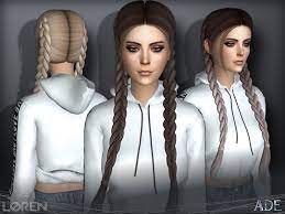 New Hair Mesh Found In Tsr Category Sims 4 Female Hairstyles Sims Hair Womens Hairstyles Hair Styles