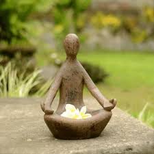 Statue Pour Deco De Jardin Zen Pottery Sculpture Clay Crafts Meditation Garden