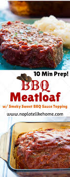 Spicy Bbq Meatloaf With Smoky Sweet Bbq Sauce Topping Is A Deliciously Seasoned Flavorful Moist Bb Sweet Bbq Sauce Bbq Meatloaf Recipe Meatloaf With Bbq Sauce