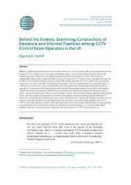 Free cctv policy template uk / free 10+ charity data retention policy samples & templates in ms word | pdf / download them for free in ai or eps format. Pdf Behind The Screens Examining Constructions Of Deviance And Informal Practices Among Cctv Control Room Operators In The Uk
