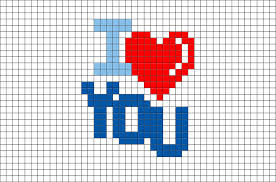 I Love You Pixel Art I Love You Pixel Kind Of Brikbook Com I Love You Love Pixel Pixel Art 8 Bit Shop More Sti In 2020 Pixel Art Graph Paper