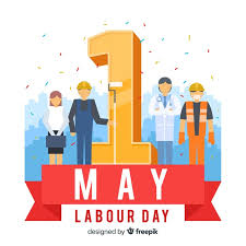 It is marked on the first monday in september every year and honours the creation of the american labour movement. Flat Labor Day Background Free Vector