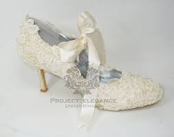 Eleanor Ivory Pearl Dentelle Vintage Ferme Orteils 3 5 Pouces Mid Chaton Talon Chaussures U S Taille 5 6 7 8 Kitten Heel Shoes Bridal Shoes Wedding Shoes
