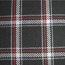Volk18063 Upholstery By Linear Yard White Black Red Pl Red Plaid Vw Bug Interior Toyota 4runner Interior