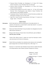 Pengertian dan fungsi surat keputusan. Pengumuman Kelulusan Siswa Kelas Xii 2021 Sma Negeri 110 Jakarta