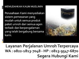 Banyak cara yang mereka lakukan hingga mampu menjebak jemaah ke lubang musibah. Lowongan Kerja Travel Umroh Dan Haji Terbaru Bandung Dan Karawang Wa 0822 1813 7048 Atau 0813 9547 6870 Daftar Perusahaan Travel Umroh Wa 0813 9547 6870 Atau 0822 1813 7048